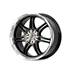 Jante Momo Corse Black 15 pouces 4 x 108 ET25