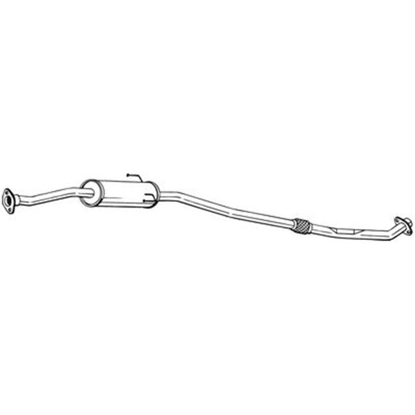 1 silencieux d'échappement intermédiaire Bosal 291415