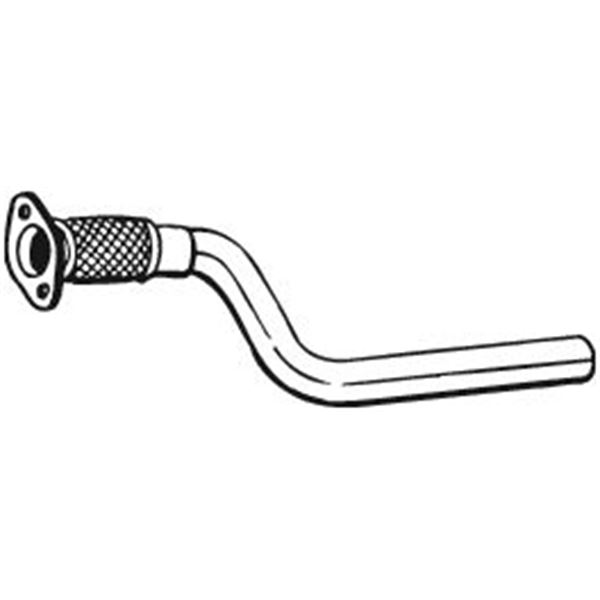 1 tuyau d'échappement Bosal 760819