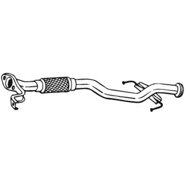 1 tuyau d'échappement Bosal 768303