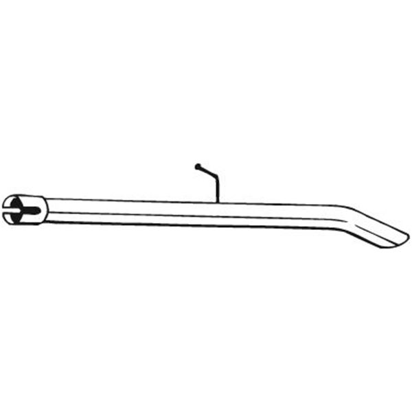 1 tuyau d'échappement Bosal 801175