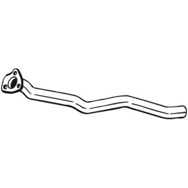 1 tuyau d'échappement Bosal 850227