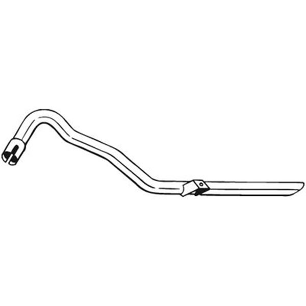 1 tuyau d'échappement Bosal 851015
