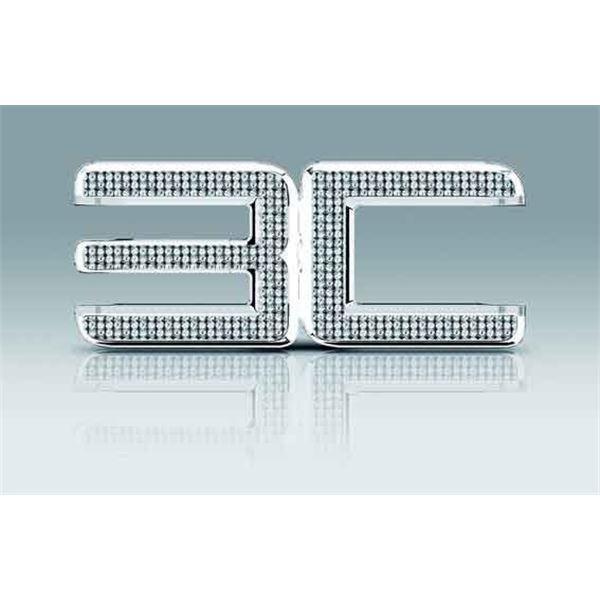 Adhésif emblême Diamant BC chrome