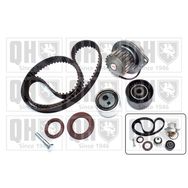 1 kit de distribution + 1 pompe à eau Quinton Hazell QBPK1530