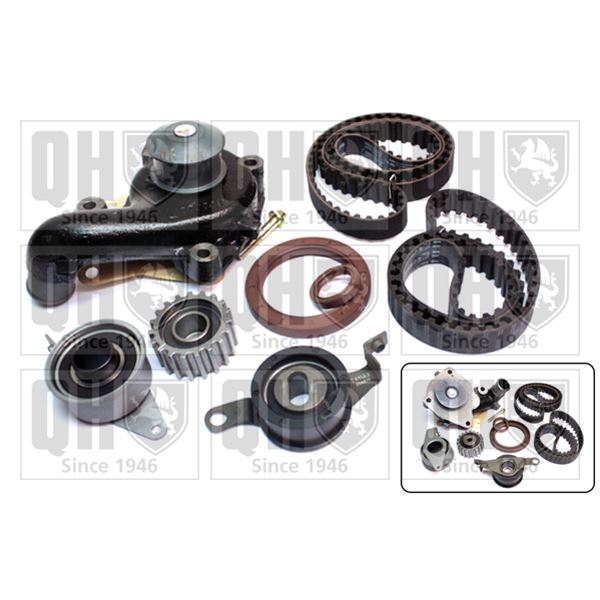 1 kit de distribution + 1 pompe à eau Quinton Hazell QBPK1560