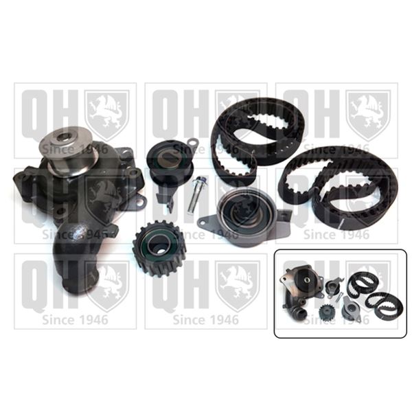 1 kit de distribution + 1 pompe à eau Quinton Hazell QBPK1561