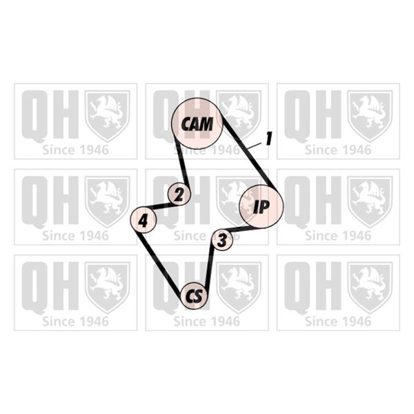 1 kit de distribution Quinton Hazell QBK105