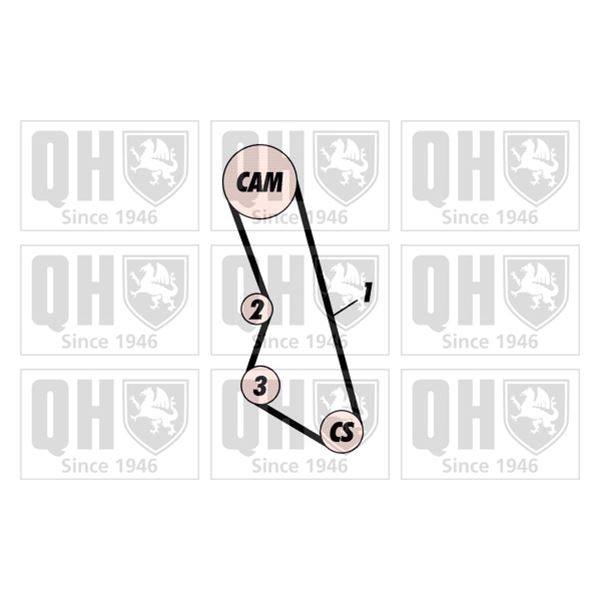 1 kit de distribution Quinton Hazell QBK120