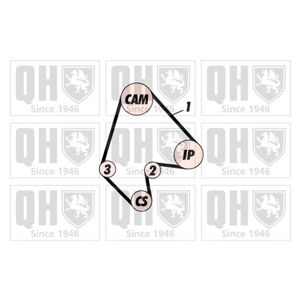 1 kit de distribution Quinton Hazell QBK146