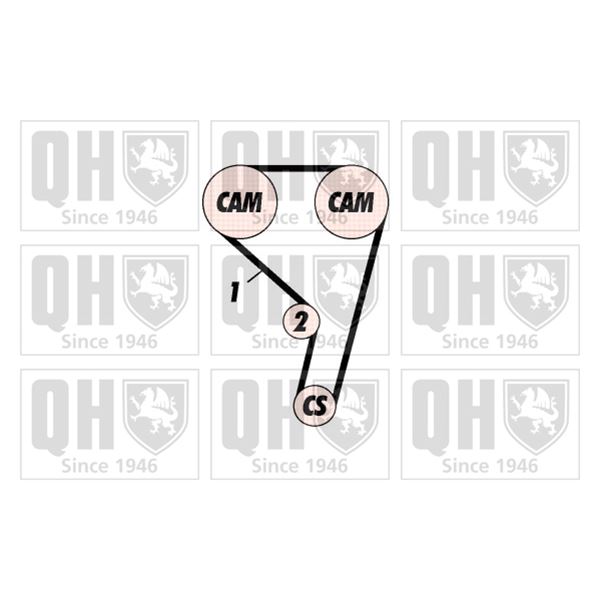 1 kit de distribution Quinton Hazell QBK234