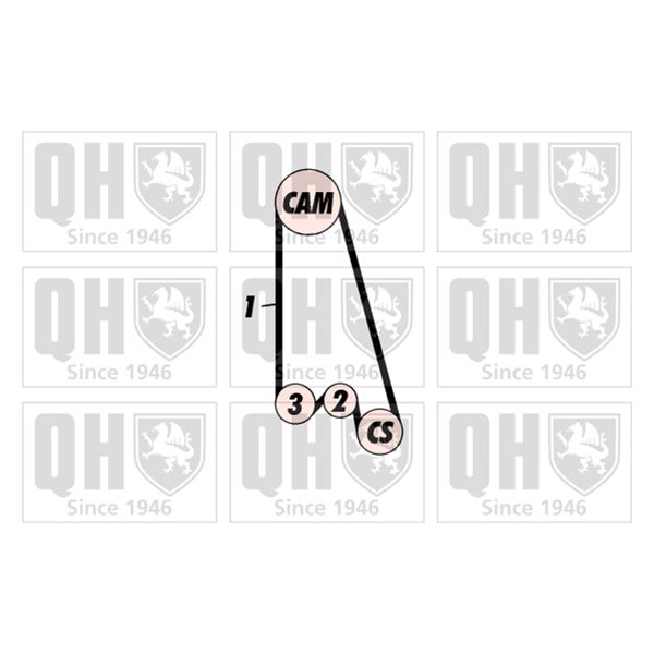 1 kit de distribution Quinton Hazell QBK331
