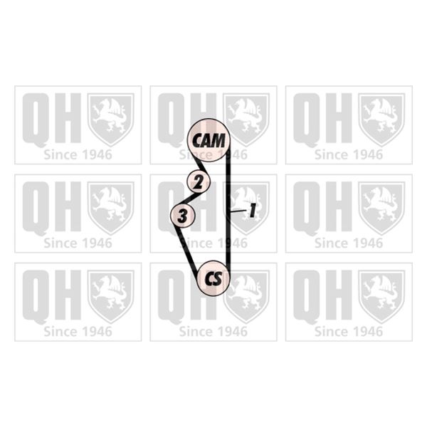 1 kit de distribution Quinton Hazell QBK353
