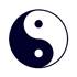 Sticker carrosserie tattoo noir Ying Yang Cadox
