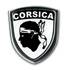 Autocollant voiture emblème chromé Corsica Cadox