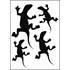 Sticker voiture geckos blanc Cadox