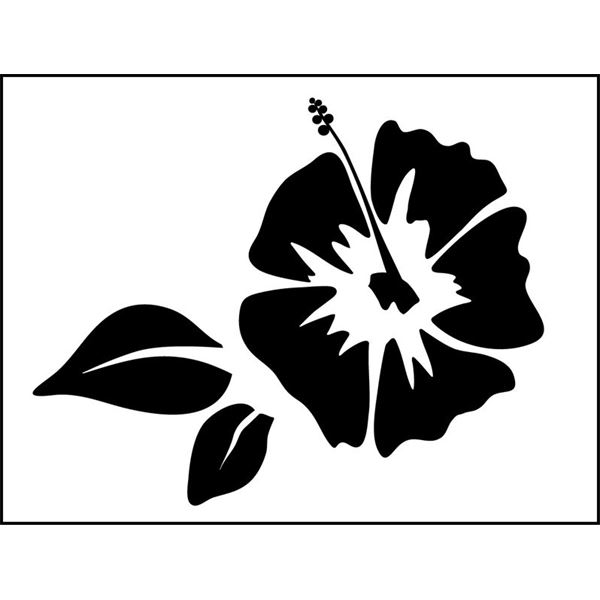 Adhésif transférable Cadox Hibiscus argent