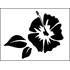 Adhésif transférable Cadox Hibiscus argent