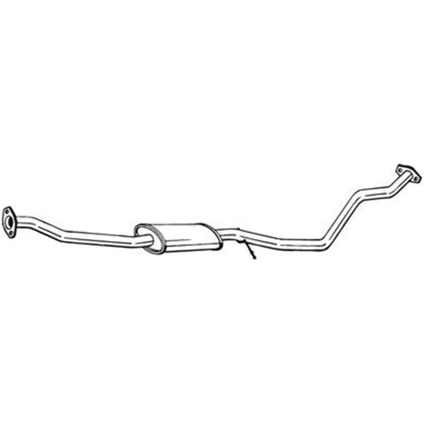 1 silencieux d'échappement intermédiaire Bosal 286103