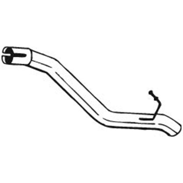 1 tuyau d'échappement Bosal 751389