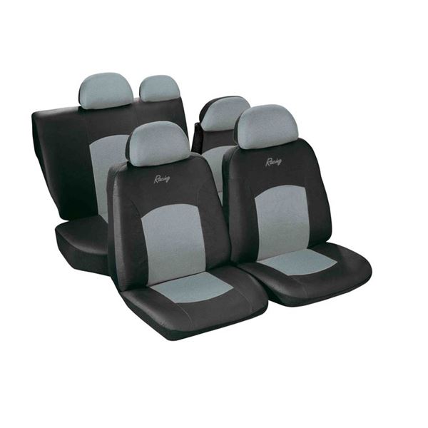 5 Housses universelles couleur gris Alonso