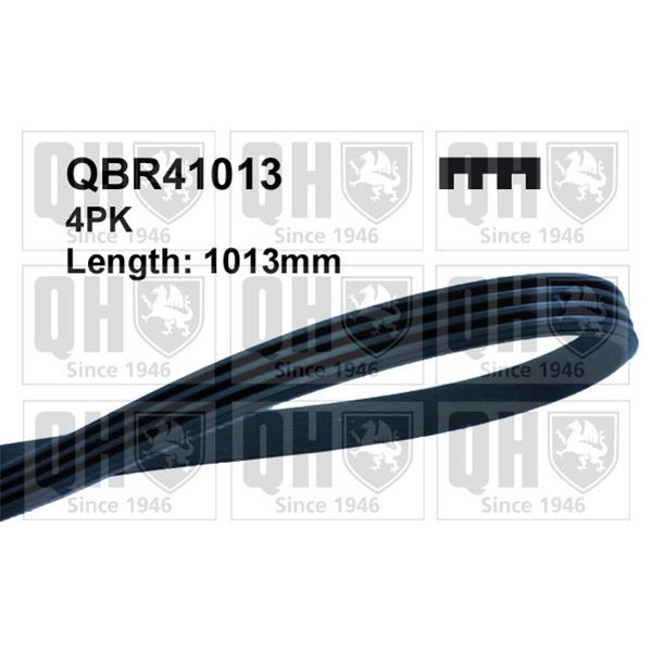 1 courroie d'entrainement Quinton Hazell QBR41013