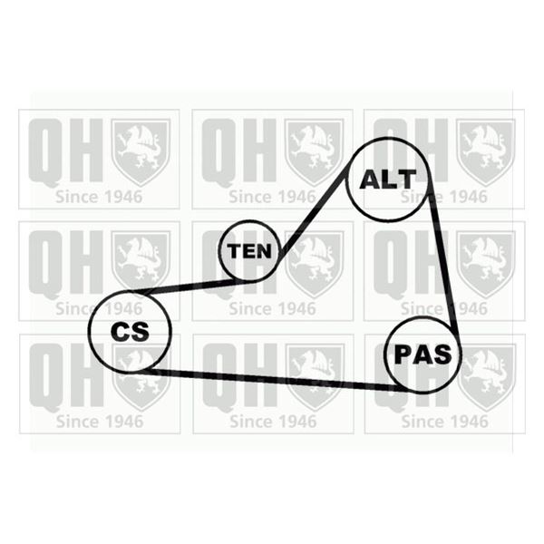 1 kit d'entrainement Quinton Hazell QDK18