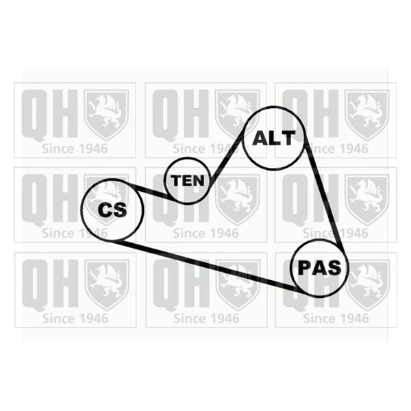 1 kit d'entrainement Quinton Hazell QDK18