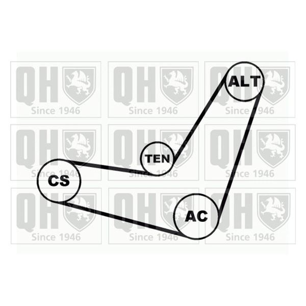 1 kit d'entrainement Quinton Hazell QDK18