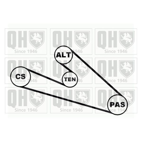 1 kit d'entrainement Quinton Hazell QDK19