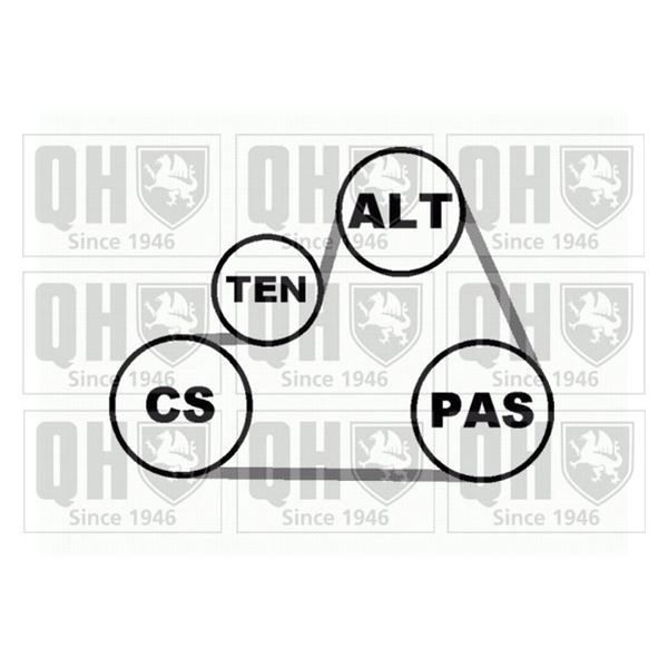 1 kit d'entrainement Quinton Hazell QDK28