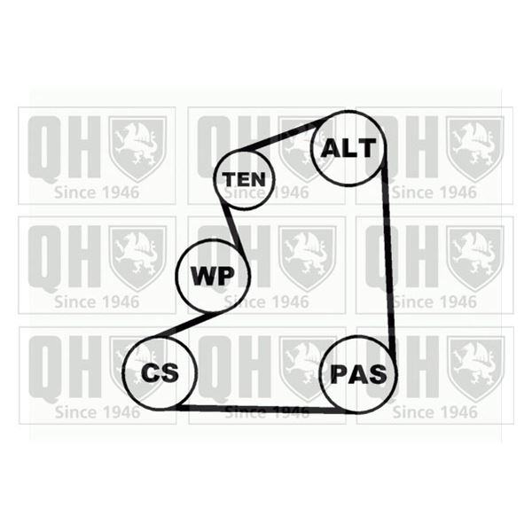 1 kit d'entrainement Quinton Hazell QDK28