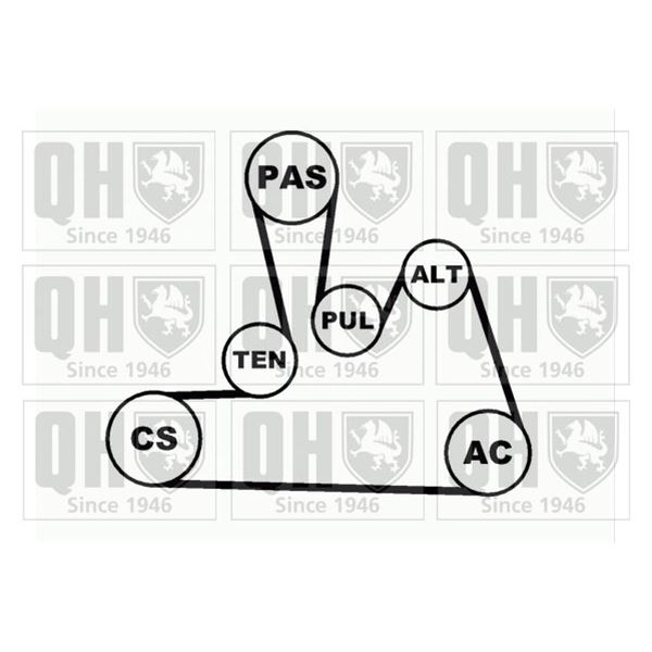 1 kit d'entrainement Quinton Hazell QDK31