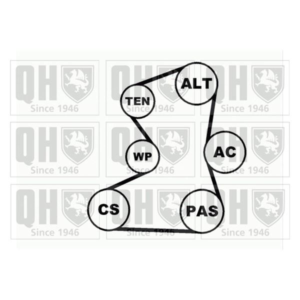 1 kit d'entrainement Quinton Hazell QDK31