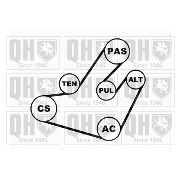 1 kit d'entrainement Quinton Hazell QDK32