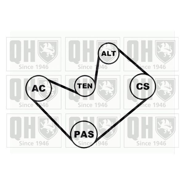 1 kit d'entrainement Quinton Hazell QDK35