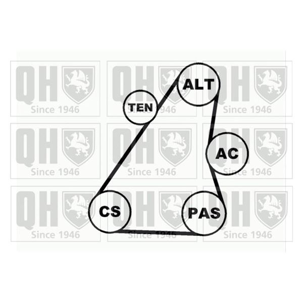 1 kit d'entrainement Quinton Hazell QDK36