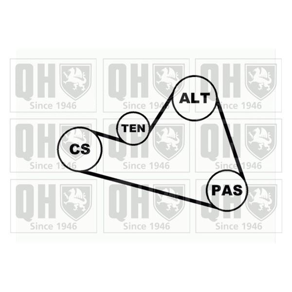1 kit d'entrainement Quinton Hazell QDK41
