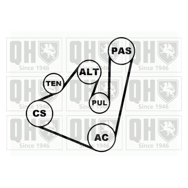 1 kit d'entrainement Quinton Hazell QDK42