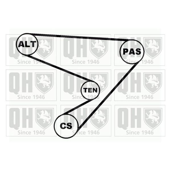 1 kit d'entrainement Quinton Hazell QDK48