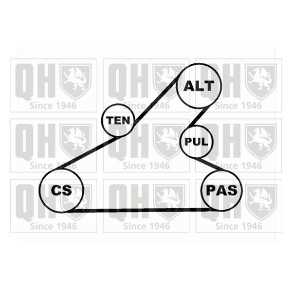 1 kit d'entrainement Quinton Hazell QDK52