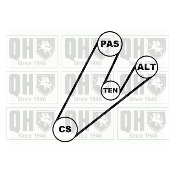 1 kit d'entrainement Quinton Hazell QDK55