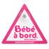 Ventouse triangle rose Bébé à bord