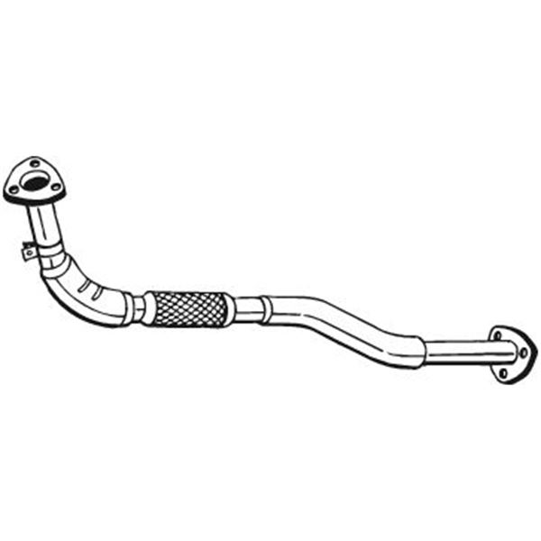 1 tuyau d'échappement Bosal 823263