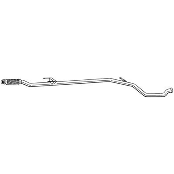 1 tuyau d'échappement Bosal 952161