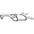 1 silencieux d'échappement arrière Bosal 145099