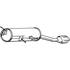 1 silencieux d'échappement arrière Bosal 190169