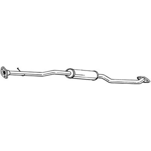 1 silencieux d'échappement intermédiaire Bosal 283553
