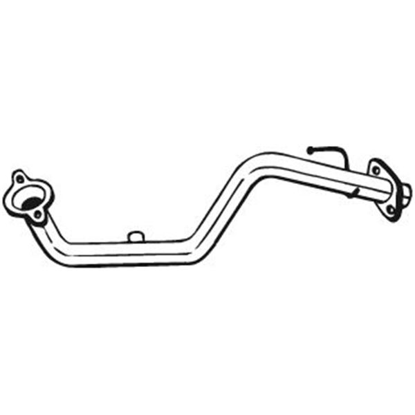 1 tuyau d'échappement Bosal 790105