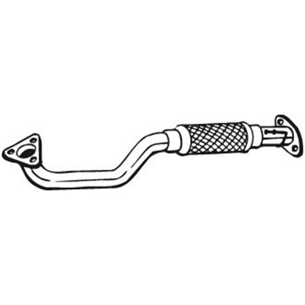 1 tuyau d'échappement Bosal 801127